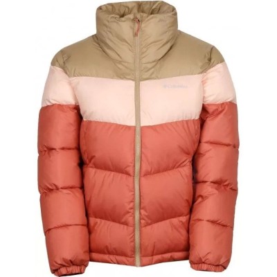 Puffect Color Blocked Jacket Piros