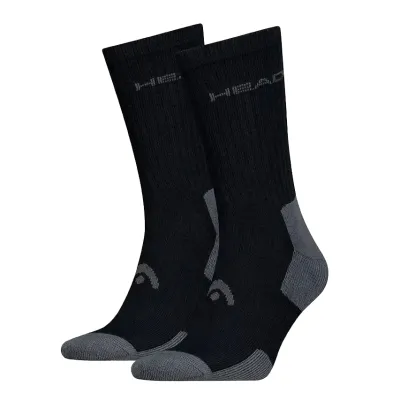 Head Elements Tennis Crew 2P Fekete zokni | winteroutlet.hu