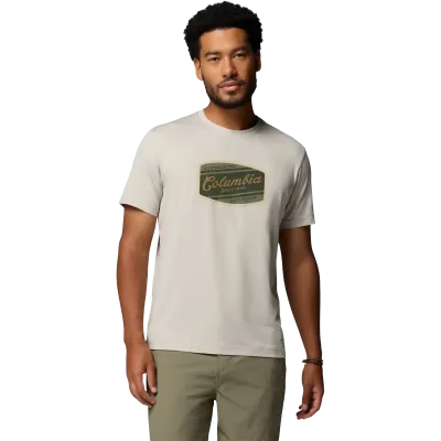 Columbia Parsons Point Short Sleeve Graphic Tee Szürke Póló | winteroutlet.hu
