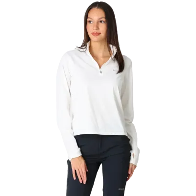 Columbia Seeker Legend 1/4 Zip II Homok hosszú ujjú póló | winteroutlet.hu