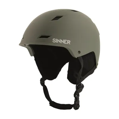Sinner Mount Sötétzöld sí és snowboard sisak | Winter Outlet