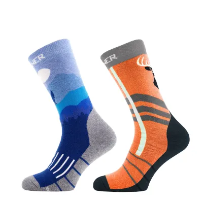 Sinner Kids Socks Wildlife Narancssárga/Kék | Winter Outlet