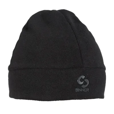 Sinner Edmonton Fleece Beanie Fekete sapka | Winter Outlet