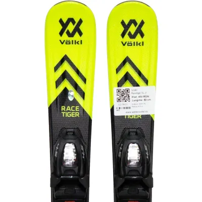 Volkl Racetiger SL Jr. 100 cm schiuri copii second hand | Winter Outlet
