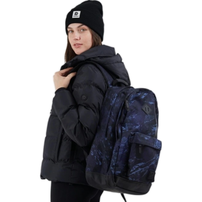Plain Backpack Fekete/Kék