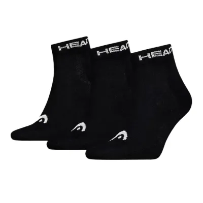 Head Elements All Sports Quarter 3P Fekete zokni | winteroutlet.hu