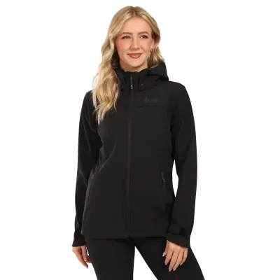 Kilpi Ravia Fekete Softshell kabát | winteroutlet.hu