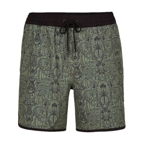 Pantaloni de baie O'Neill Origin Folk Shorts Gri | winteroutlet.ro