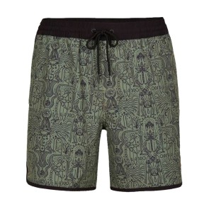 Pantaloni de baie O'Neill Origin Folk Shorts Gri | winteroutlet.ro