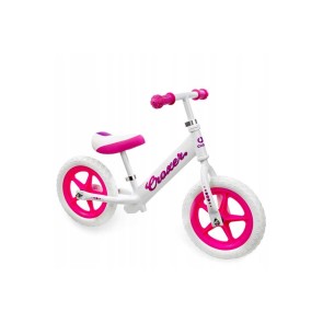 Bicicleta fara pedale Croxer Cadea White/Pink | winteroutlet.ro