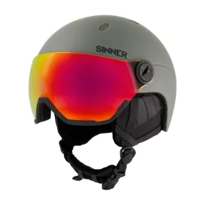 Sinner Titan Visor Sötétzöld sí és snowboard sisak | Winter Outlet