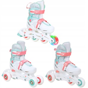 Croxer Inez Fehér/Türkíz görkorcsolya | winteroutlet.hu