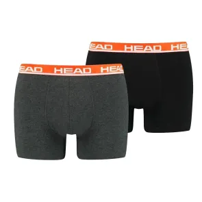 Head Basic Boxer 2P Szürke/Piros alsónemű | winteroutlet.hu