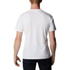 Tricou Columbia CSC Basic Logo Short Sleeve Shirt Alb | winteroutlet.ro