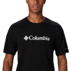 Columbia CSC Basic Logo Short Sleeve Fekete Póló | winteroutlet.hu