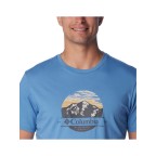 Columbia Path Lake Graphic Tee II Kék Póló | winteroutlet.hu