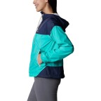 Geaca Columbia Flash Challenger Lined Windbreaker Verde/Albastru | winteroutlet.ro