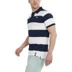 Camasa Fundango Incognito Stripe Poloshirt Albastru/Alb | winteroutlet.ro