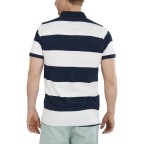 Camasa Fundango Incognito Stripe Poloshirt Albastru/Alb | winteroutlet.ro