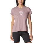 Columbia Sloan Ridge Graphic Short Sleeve Tee Piros Póló | winteroutlet.hu