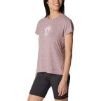 Columbia Sloan Ridge Graphic Short Sleeve Tee Piros Póló | winteroutlet.hu