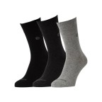 Fundango Basic 3 Pack Socks Fekete/Szürke zokni | winteroutlet.hu
