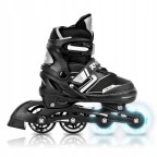 Raven Helixi (LED) Fekete/Szürke állítható görkorcsolya | winteroutlet.hu