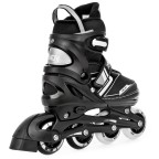 Raven Helixi (LED) Fekete/Szürke állítható görkorcsolya | winteroutlet.hu