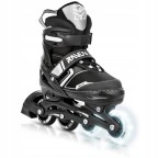 Raven Helixi (LED) Fekete/Szürke állítható görkorcsolya | winteroutlet.hu