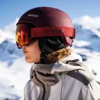 Casca schi si snowboard Sinner Kaiser Visiniu Mat | winteroutlet.ro