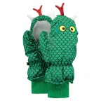 Mănuși Copii Barts Nylon Mitts 3D Green | winteroutlet.ro