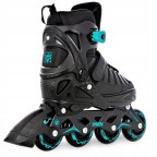 Role reglabile Raven Quantum Negru/Turcoaz | winteroutlet.ro