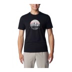 Columbia Path Lake Graphic Tee II Fekete | winteroutlet.hu