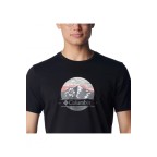 Columbia Path Lake Graphic Tee II Fekete | winteroutlet.hu
