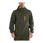 Fundango Alloy Hooded Softshell Zöld Kabát | winteroutlet.hu