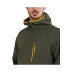 Jacheta Softshell Fundango Alloy Hooded Verde | winteroutlet.ro