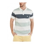 Fundango Incognite Stripe Poloshirt Zöld Póló | winteroutlet.hu