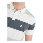 Fundango Incognite Stripe Poloshirt Zöld Póló | winteroutlet.hu