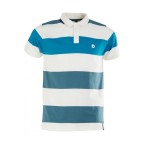 Fundango Incognito Stripe Poloshirt Kék Póló | winteroutlet.hu