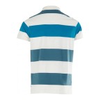Fundango Incognito Stripe Poloshirt Kék Póló | winteroutlet.hu