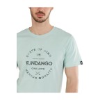 Tricou Fundango Basic-T Logo 04 Albastru Deschis | winteroutlet.ro