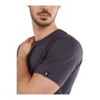 Tricou Fundango Basic-T Logo 04 Gri | winteroutlet.ro