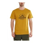 Fundango Basic-T Logo 12 Sárga Póló | winteroutlet.hu