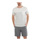 Fundango Jaggy Pocket T-Shirt Fehér Póló | winteroutlet.hu