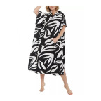 Fundango Amarante Surf Poncho Fekete fürdőköpeny | winteroutle.hu