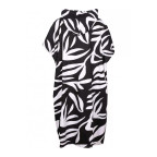 Fundango Amarante Surf Poncho Fekete fürdőköpeny | winteroutle.hu