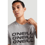 Tricou O'Neill Triple Stack T-Shirt Gri Deschis | winteroutlet.ro