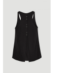 Maiou O'Neill Button Back Tanktop Negru | winteroutlet.ro