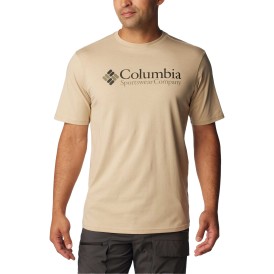 CSC Basic Logo Short Sleeve Shirt Homok