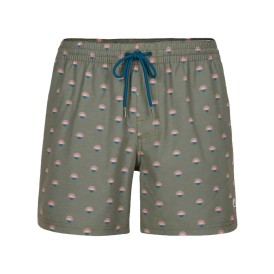 Mini Print Shorts Zöld